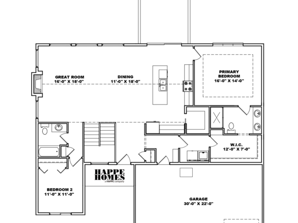 Callista 1607 Floor Plan by Happe Homes