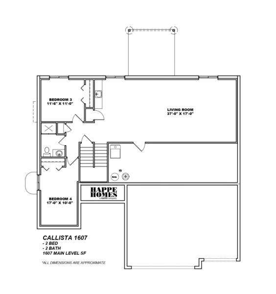 Callista 1607 Floor Plan by Happe Homes