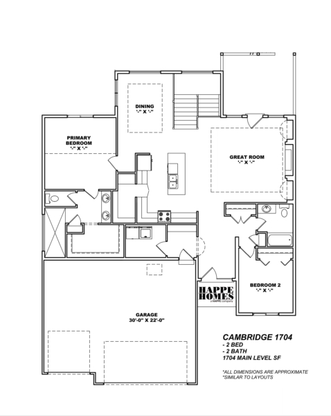 Cambridge 1704 - Happe Homes Popular Floor Plans