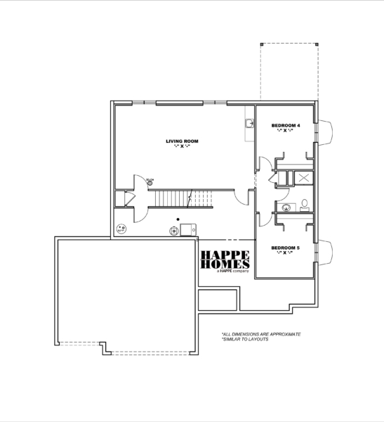 Happe Homes Floor Plans - Carlton 1600